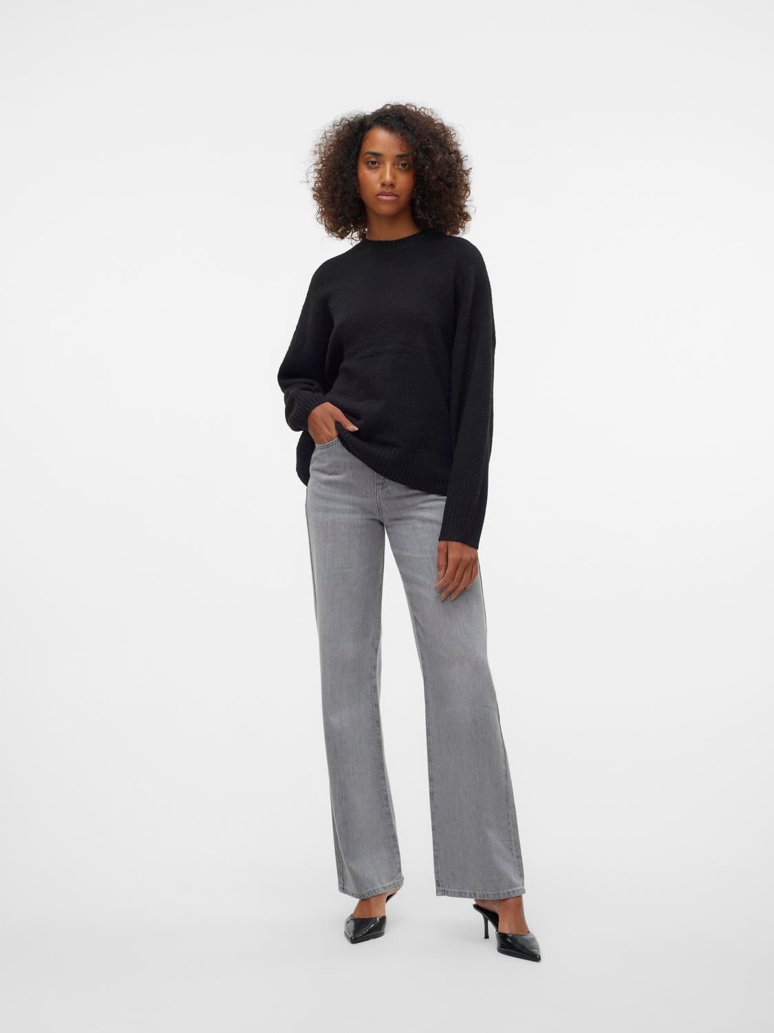VMBOOM Pullover - Black - VERO MODA & VILA Bergvik
